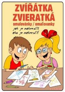 Obrázek z Omalovánky LUX zvířátka, jak je nakreslit 